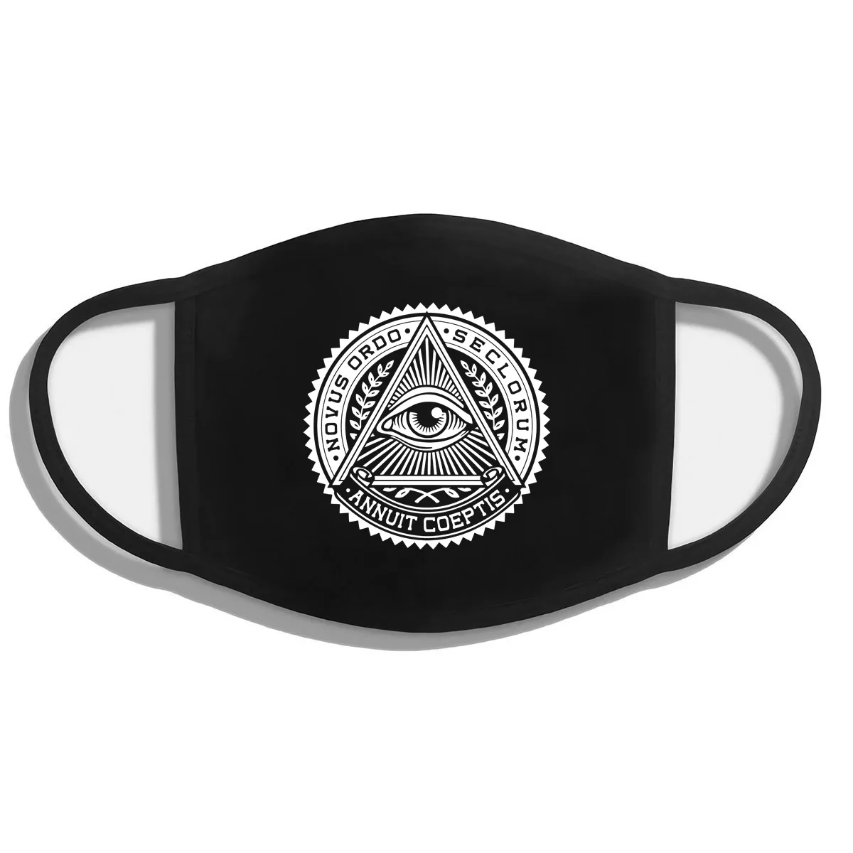 Глаз иллюминатов Провидения Annuit Coeptis 3D печатных для Father's Day маска для лица 100% хлопок