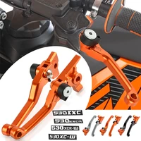 for 530exc 530excr 530xcrw 530xcw 2008 2009 2010 2011 motorcycle cnc accessories dirt bike handle folding brake clutch lever