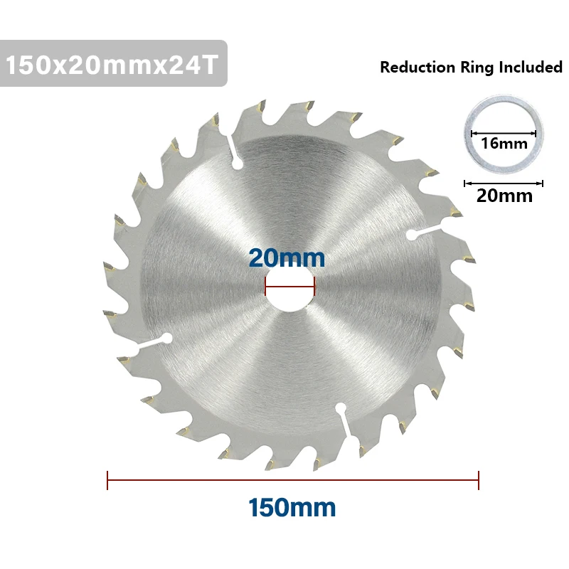 CMCP Wood Circular Saw Blade Diameter 150mm 16 24 30 Teeth TCT Carbide Tipped Cutting Disc | Инструменты