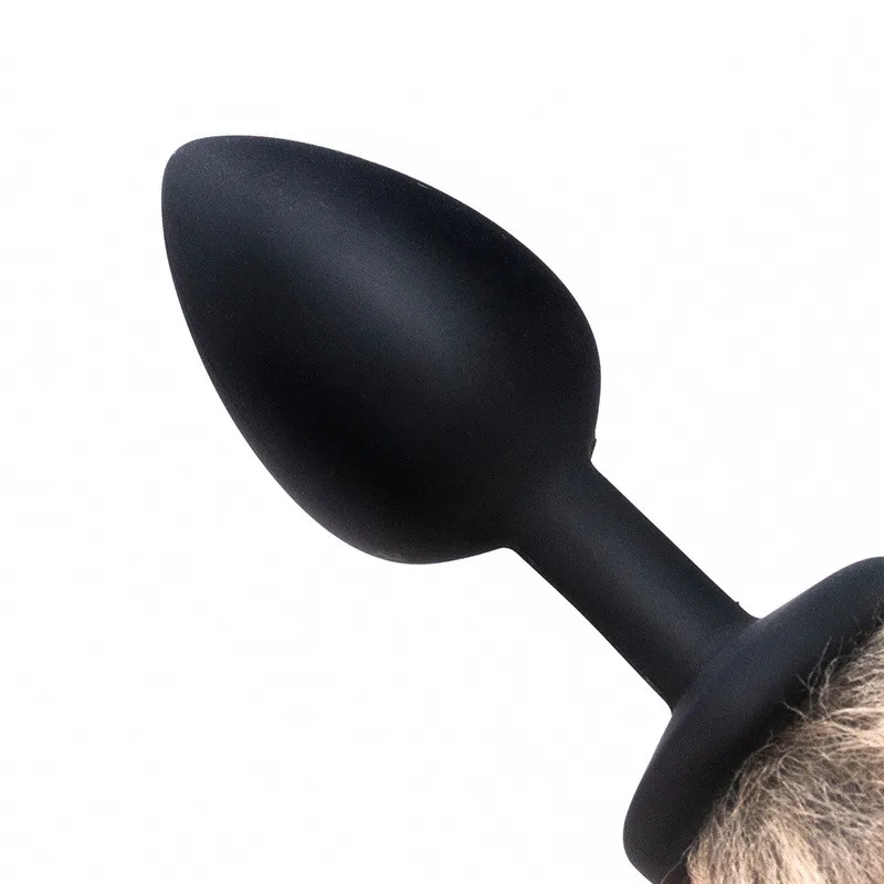 Анальная пробка из Анальное удовольствие силикона лисий хвост для игр взрослых