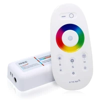 2 4g wireless rf rgb led controller for rgb touch remote control dc12 24v dc 12 24v common anode led strip 5050 3528 30m