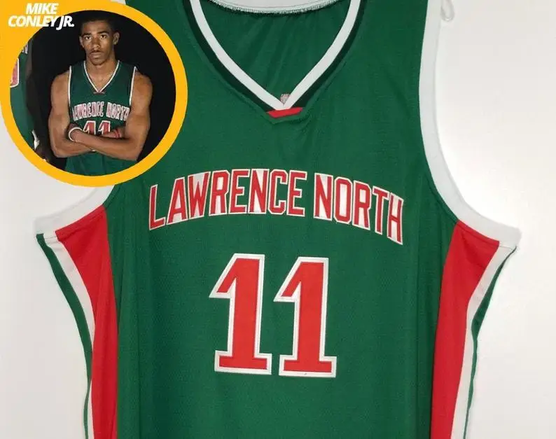 

#11 Mike Conley Jr. High School Basketball Jersey Lawrence North Stitched Custom Any Number Name Sports Fan Apparel