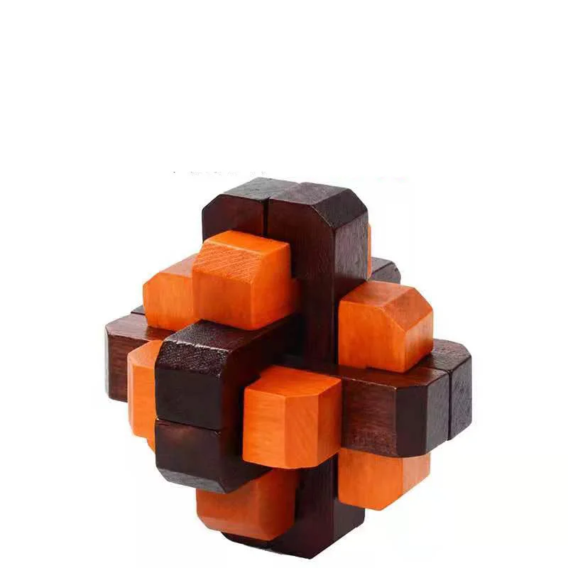 

Brain Sharp Turn Lntelligence Assembly Toy Kong Ming Lubansuo Children's 3D Handmade Wood Adult Game Puzzle Education