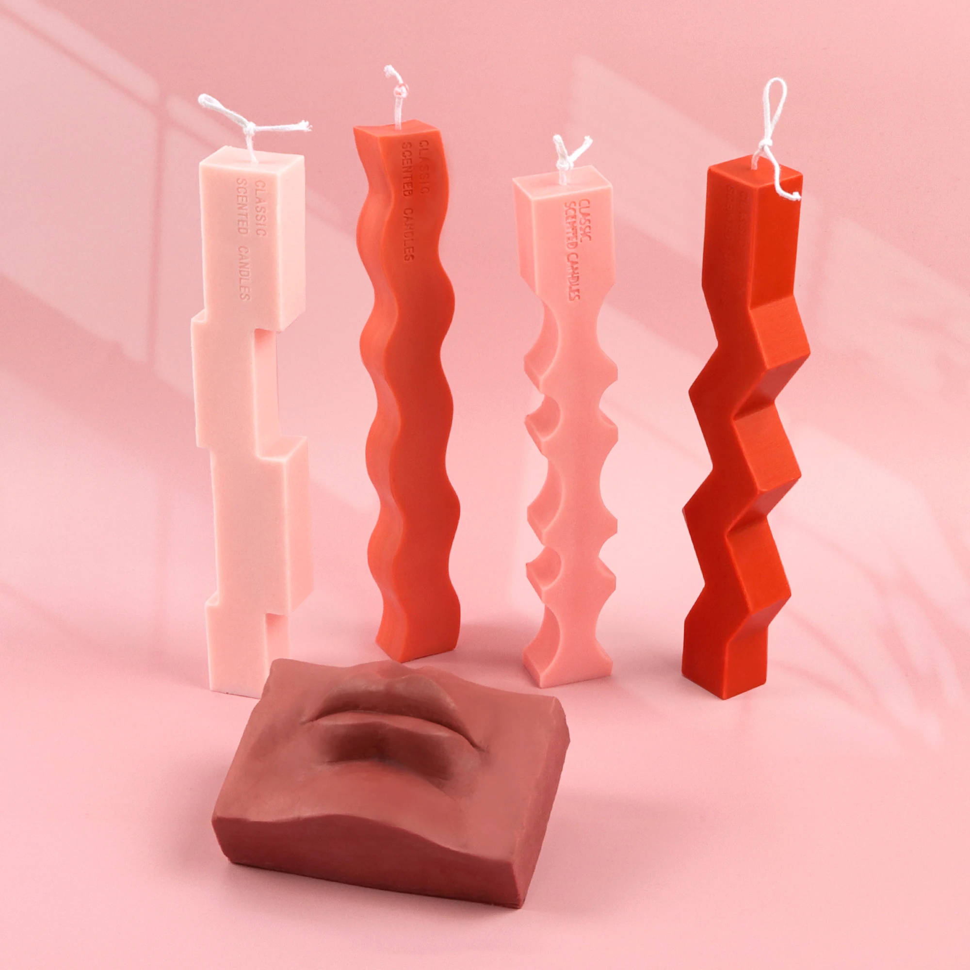 Креативная форма в форме свечи меча изогнутая лестничная необычное длинное