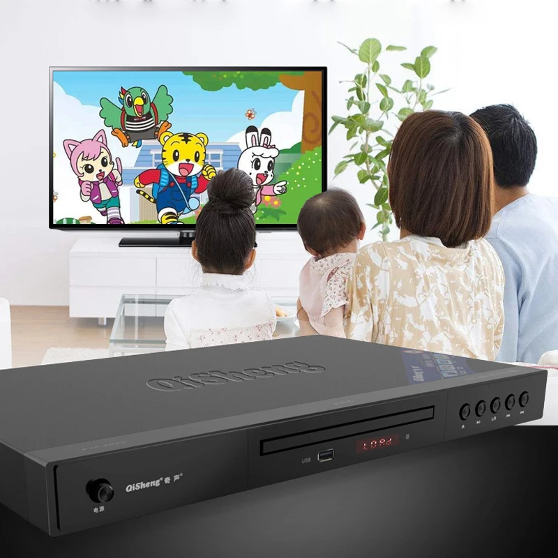 Vcd Player Full Format Dual Hd Portable Evd 1080p Machine Children Cd-rom U Disk Read 5.1channel Dvp9000