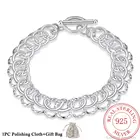 2020 новые модные оптом мужские и женские ожерелья 925 стерлингового серебра браслеты круглая цепь очаровательные модные вечерние свадебные туфли, ювелирное изделие, подарок