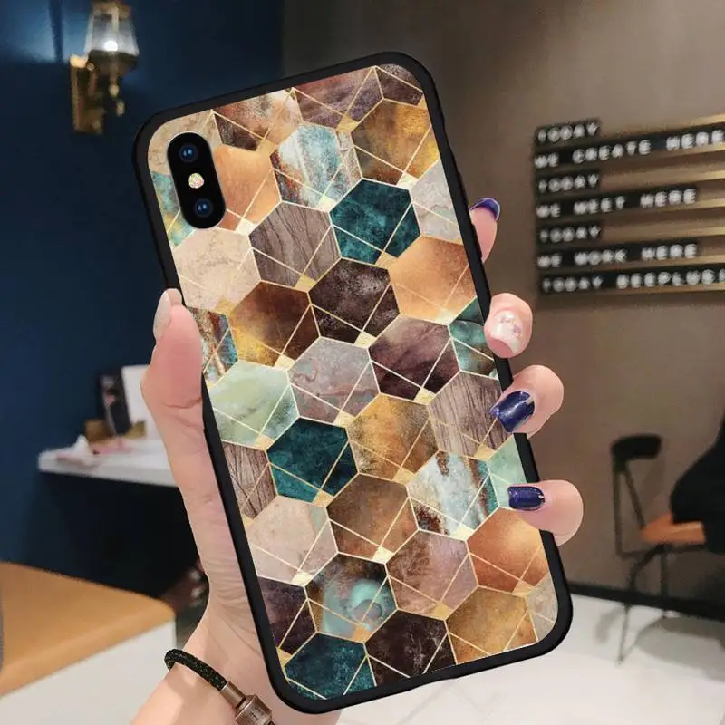 

Marbled pattern Phone Case for iPhone 11 12 pro XS MAX 8 7 6 6S Plus X 5S SE 2020 XR