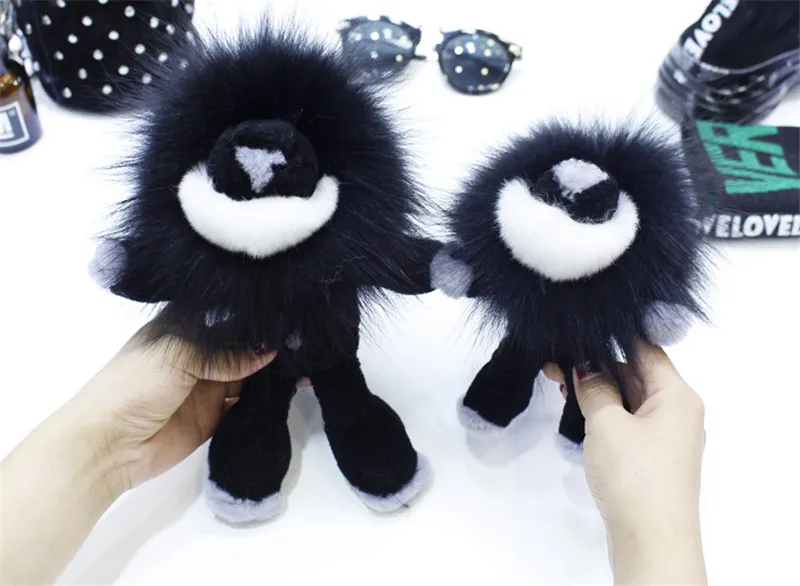 Кулон в виде меха лисы Маленькая подвеска льва из австрийской шерсти мешочек