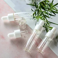 refillable dropper bottle transparent perfume essential oil glass aromatherapy liquid 5 20ml drop for massage pipette bottles