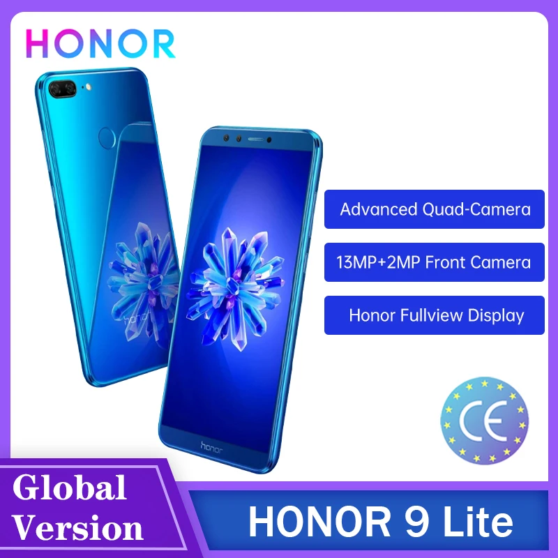 Смартфон Honor 9 Lite на Android 8 восемь ядер экран 5 65 дюйма 3 ГБ + 32 | Мобильные телефоны и