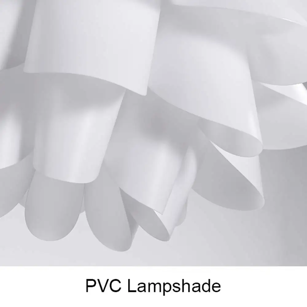 ПВХ DIY пазл светильник AC110-240V прочная Потолочная люстра с абажуром Лофт красивая в