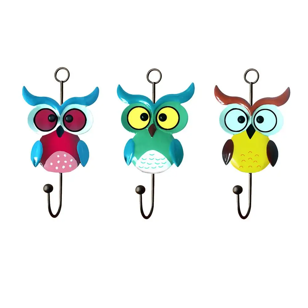 

Self-adhesive Owl Hook Clothes Hanging Cute Wall Mounted Hook