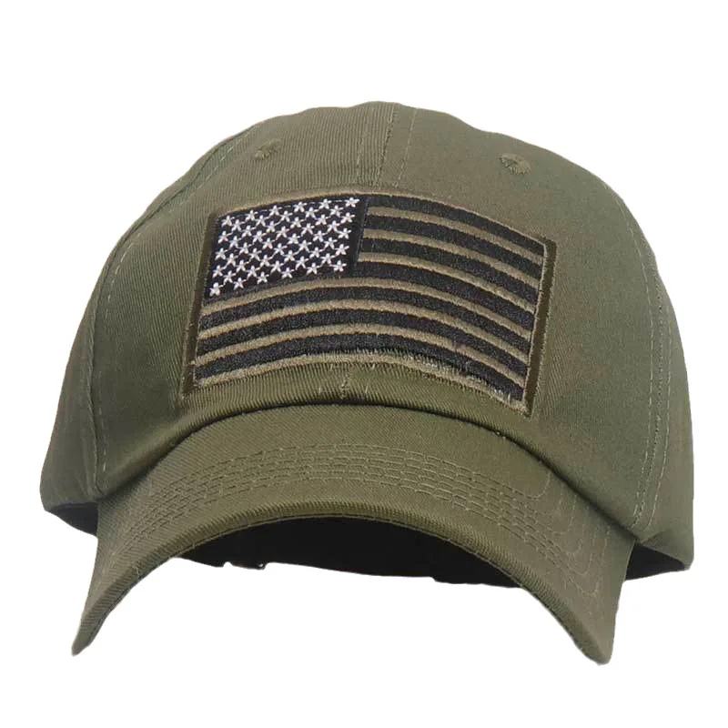 Модная камуфляжная бейсбольная кепка с флагом США для женщин и мужчин Снэпбэк