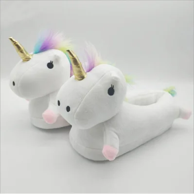 Лидер продаж зимние теплые плюшевые домашние хлопковые тапочки с изображением