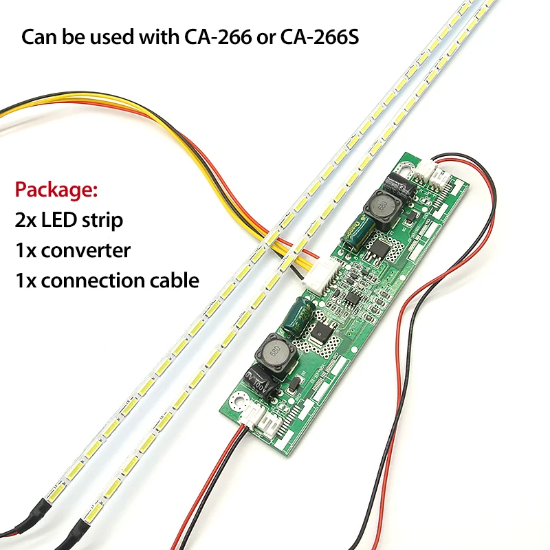 37inch 7020 LED Aluminum Plate Strip Backlight Lamps Update Kit for LCD Monitor TV Panel 2 Strips 420mm | Электронные компоненты