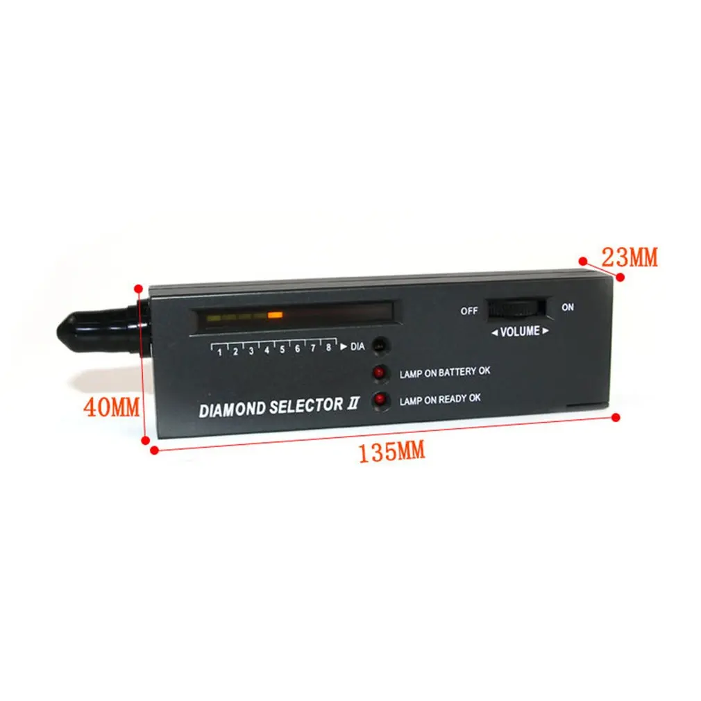

Crystal Tester Tool Thermal Conductivity Meter Drill Pen Hardness Identification Instrument Detection Diamond Authentic Jade