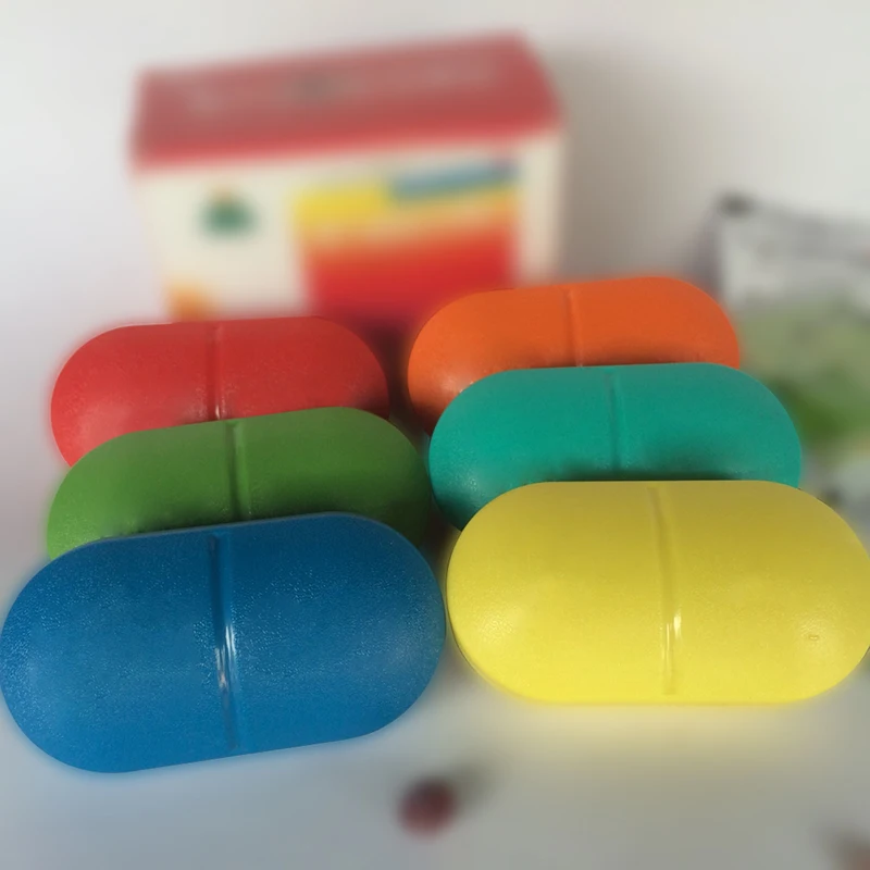 Красочная симпатичная коробка для таблеток семейная жизнь Выдвижной Дорожный