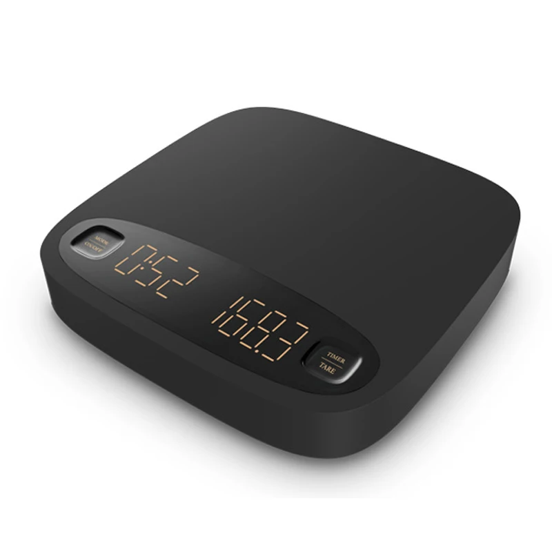 Электронный смарт-кофе весы светодиодный дисплей USB Перезаряжаемый