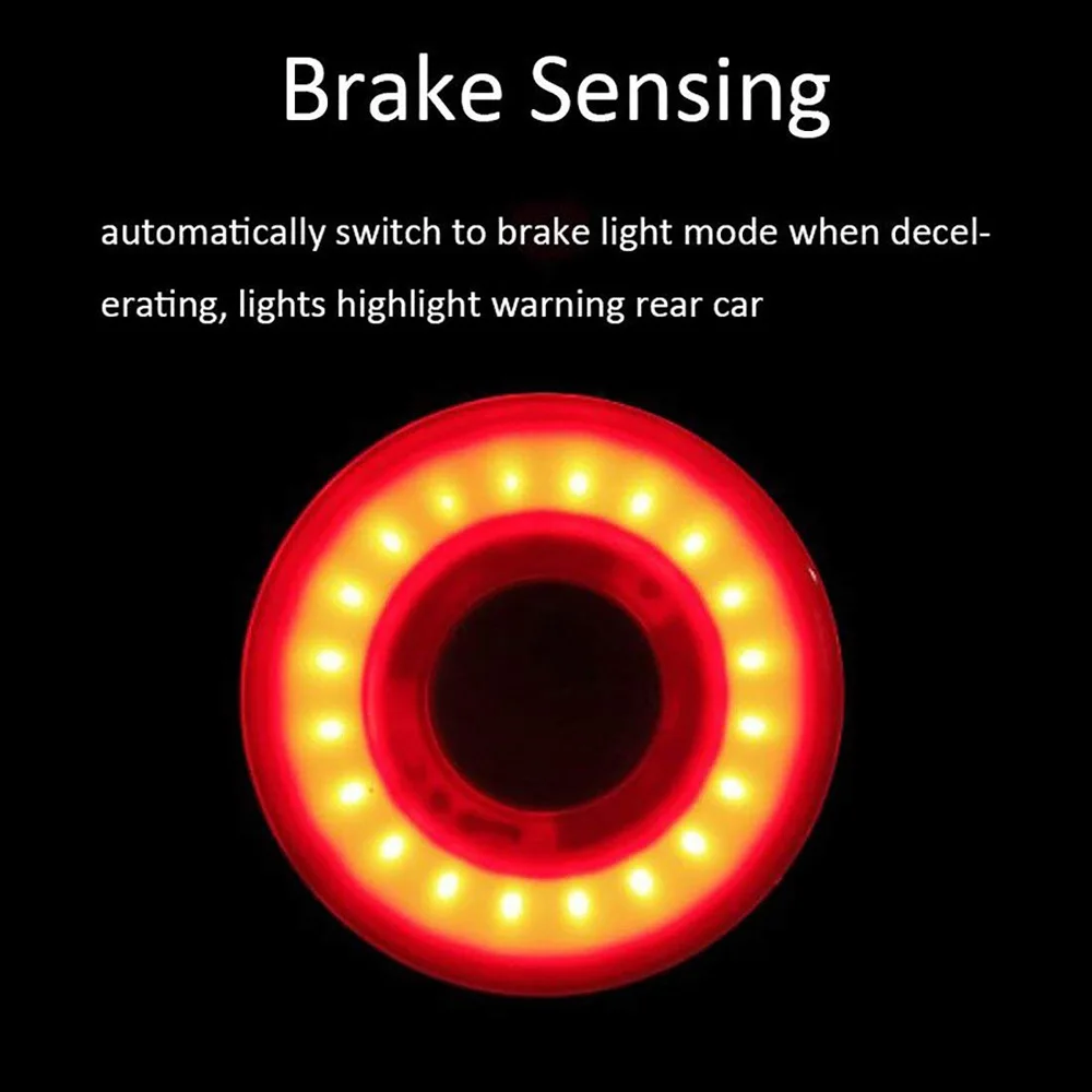 Велосипедный задний фонарь XLITE100 светодиодный для велосипеда с датчиком