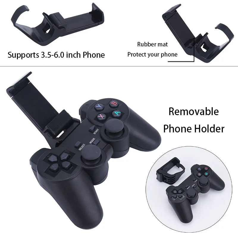 Беспроводной игровой контроллер 2 4G для PS3/Android/ПК/ТВ приставки геймпад смартфонов