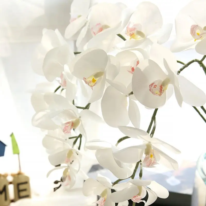 

Artificial Orchid Flowers Real Touch Artificial Butterfly Orchid flores artificiales Wedding decoration home Festival Decoration