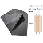 100 шт. Карбон копировальная бумага для отслеживания графитной живописи черная карбоновая бумага А4 многоразовая для деревянной бумаги холст с инструментами