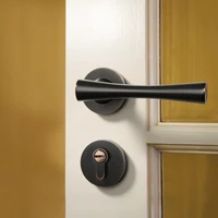 American Vintage Bedroom Handle Door Lock Security Entry Split Silent Lock Core Door Furniture Indoor Door Handle Lockset