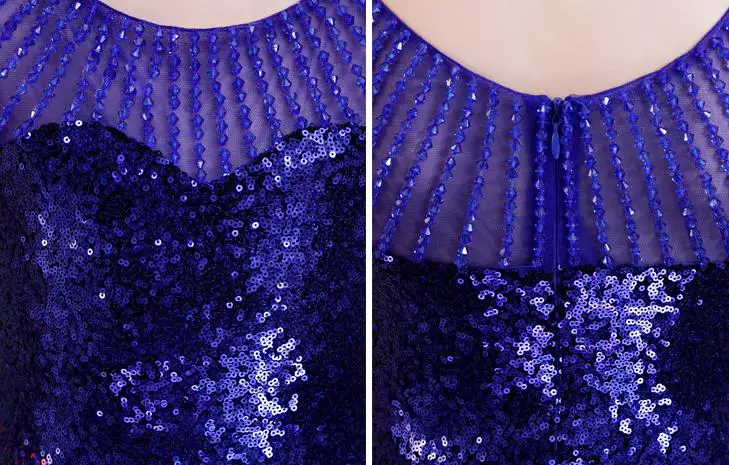 Платье-Русалка для девочек с блестками Осень-зима 2019 |