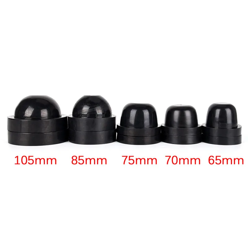 

2Pcs black Rubber Housing Seal Cap Dust Cover for Car LED Headlight