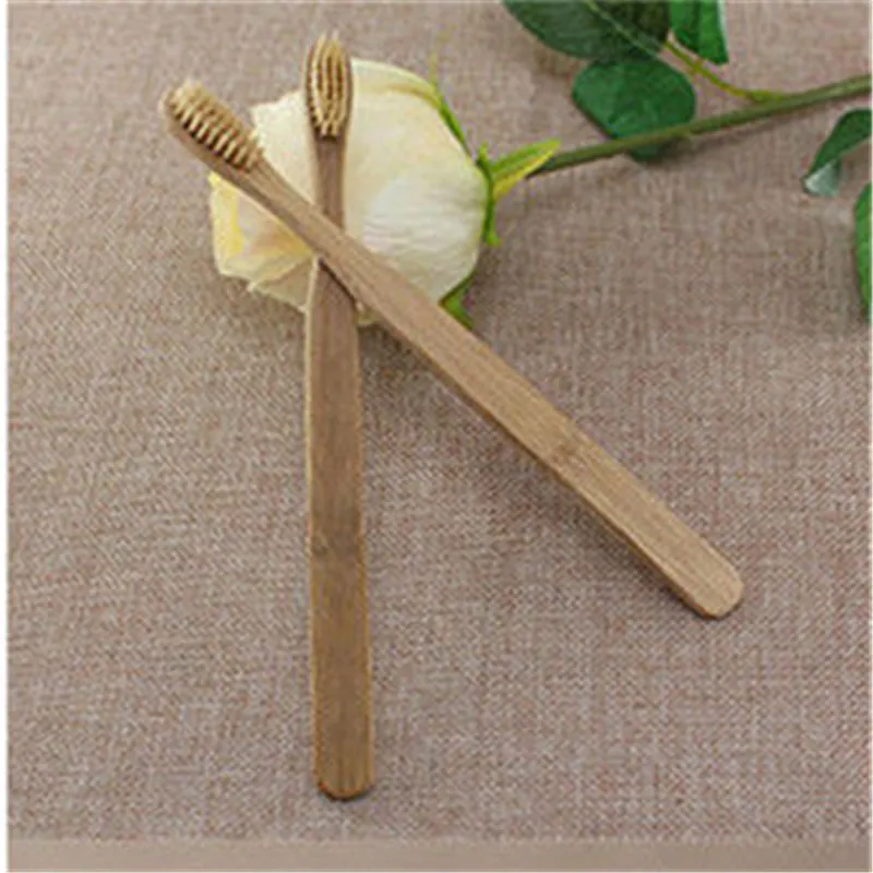 50 шт в наборе экологичный Бамбук Зубная щетка для ухода за полостью рта зубные