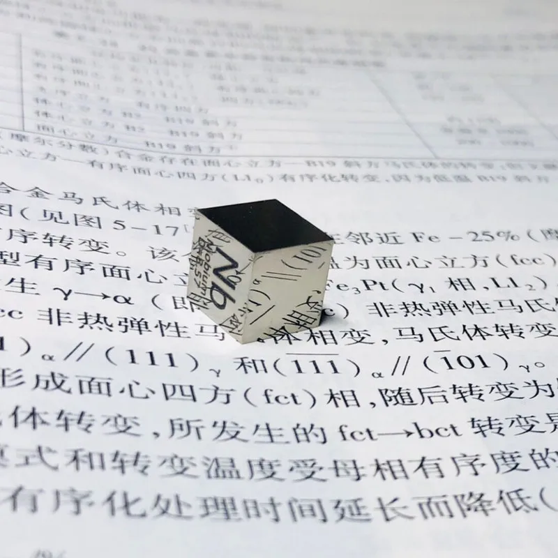 

MIRROR POLISHED High Purity 99.95% Niobium Nb Metal Element Periodic Table Cube 10mm