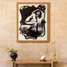 Картина на холсте Фрэнка Заппа известной рок-певицы, винтажные картины, настенное искусство, украшение для дома, музыкальная печать для туалета, ванной комнаты