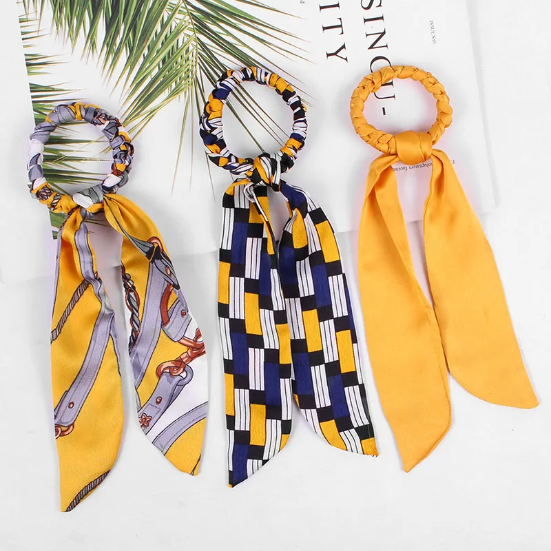 Женская плетеная повязка на голову эластичная лента для волос с принтом в виде