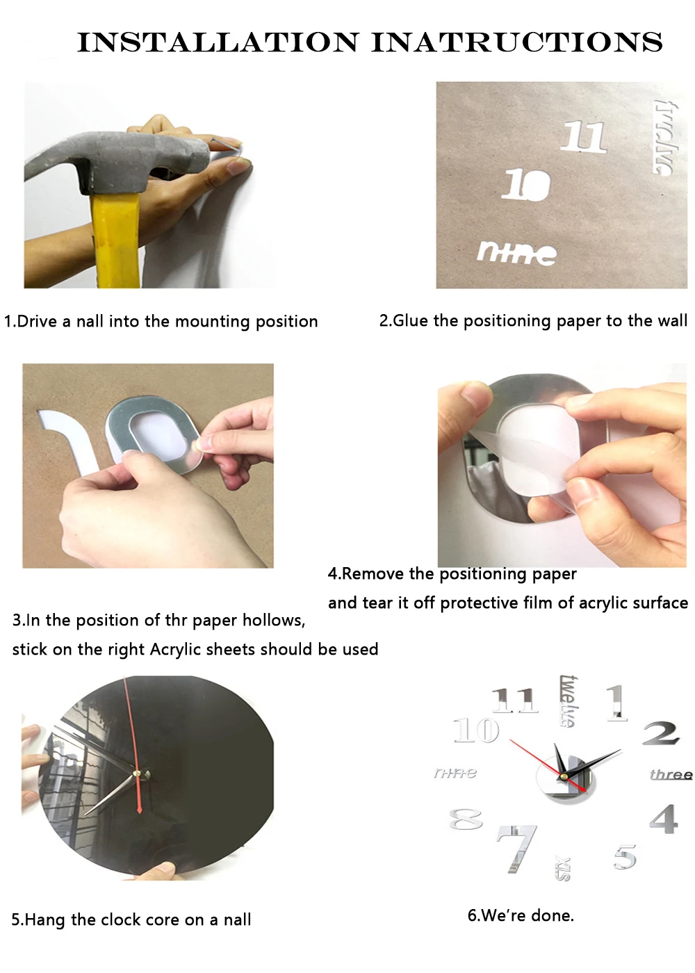 3D DIY акриловые настенные часы современный кухонный домашний декор кофе лучшее время часы форма чашки иглы настенные часы стикер