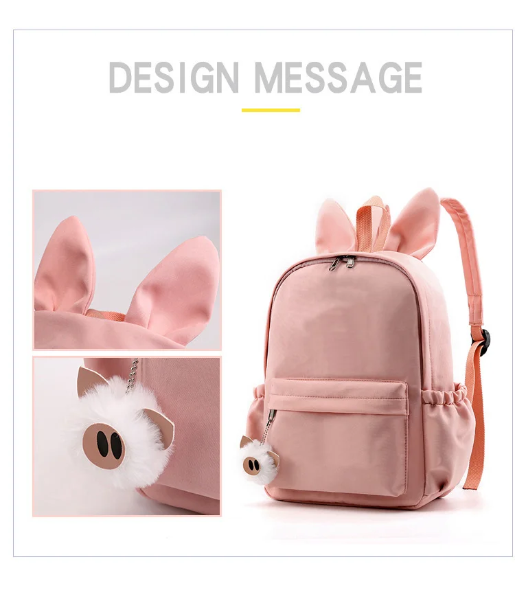 Kpop Group TXT Tomorrow X Together Women Cute Backpack Nylon School Bags for Teenage Girls Pink Bookbag Kawaii Small Bagpack