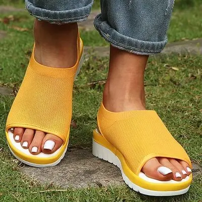 Женские сандалии Новинка 2020 года Сезон лето Модные трендовые женские в Корейском