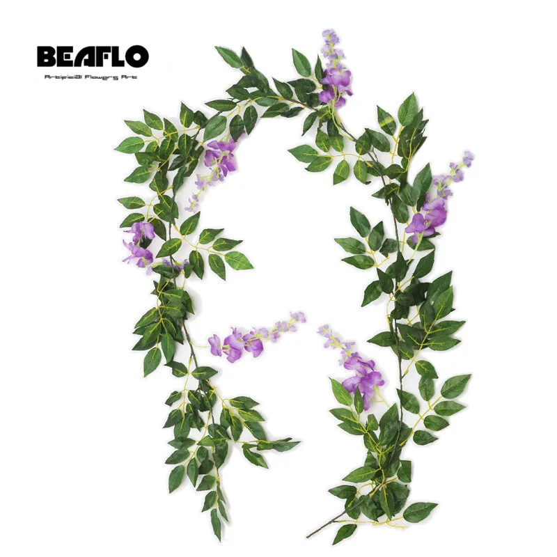 Искусственные цветы 2 м лоза Глицинии искусственные растения искусственная