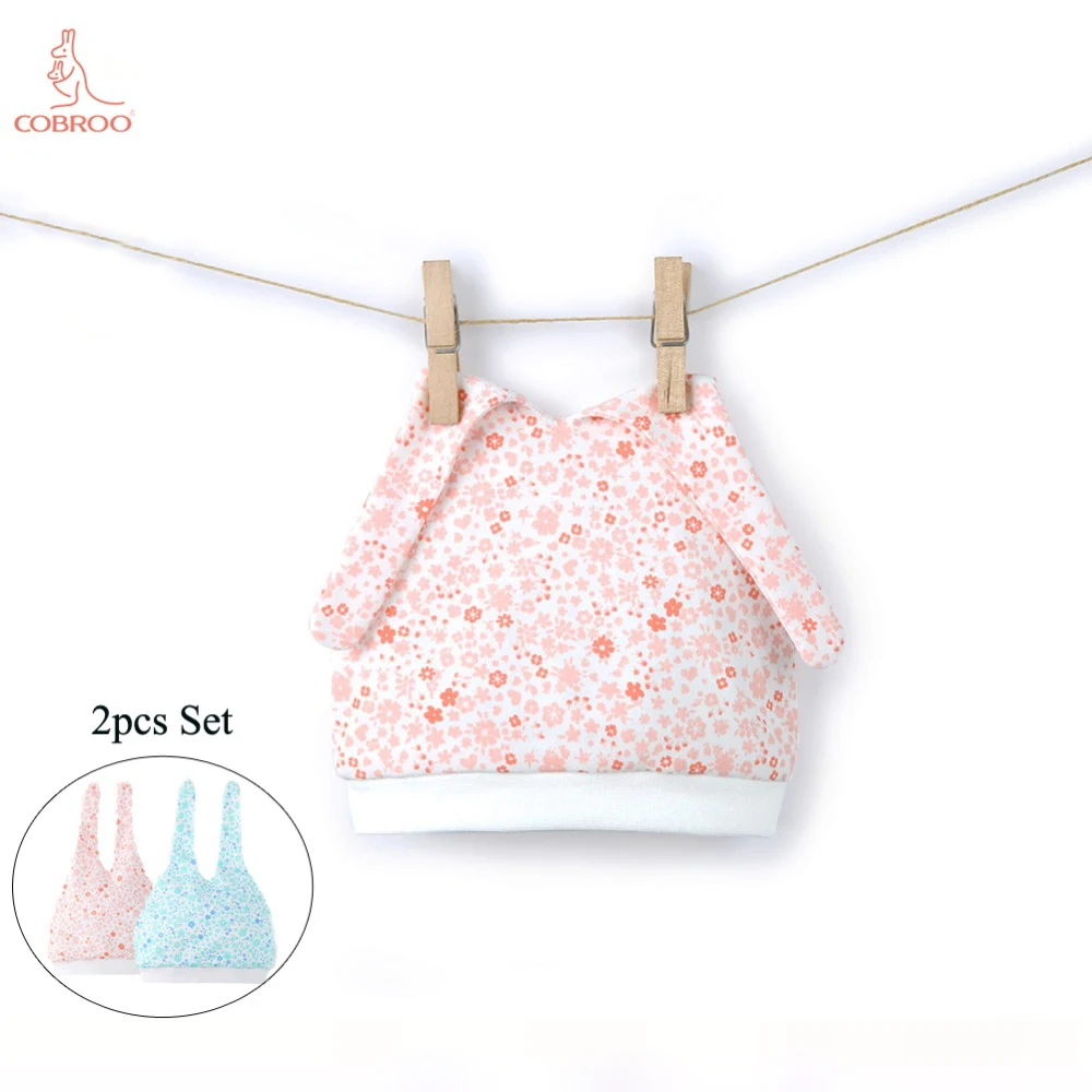 Детские шапки для новорожденных девочек детские и кепки с цветочным рисунком 100%