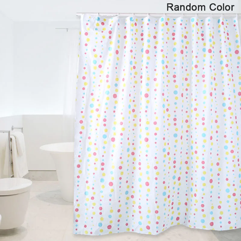 

1pc Fresh Random Shower Curtain Starfish Partition Waterproof Mildew PEVA Thick Curtain For Bathroom