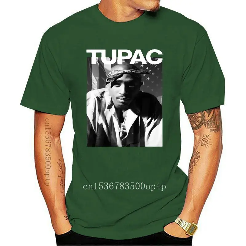 

Футболка Tupac в стиле хип-хоп, винтажный топ в стиле унисекс, с графическим принтом, модная хипстерская повседневная одежда, 100% хлопок, европе...
