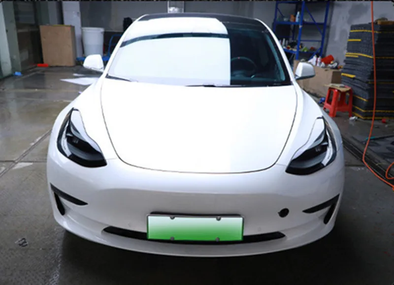 Защитная пленка для автомобильных фар Tesla Model 3 2016 2017 2018 2019 2020 передняя фара винил