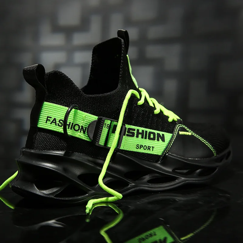 Male Light Soft Sneakers Mesh Breathable Thick Sole Hole Running Sports Shoes Cushioning Athletic Wearable | Спорт и развлечения