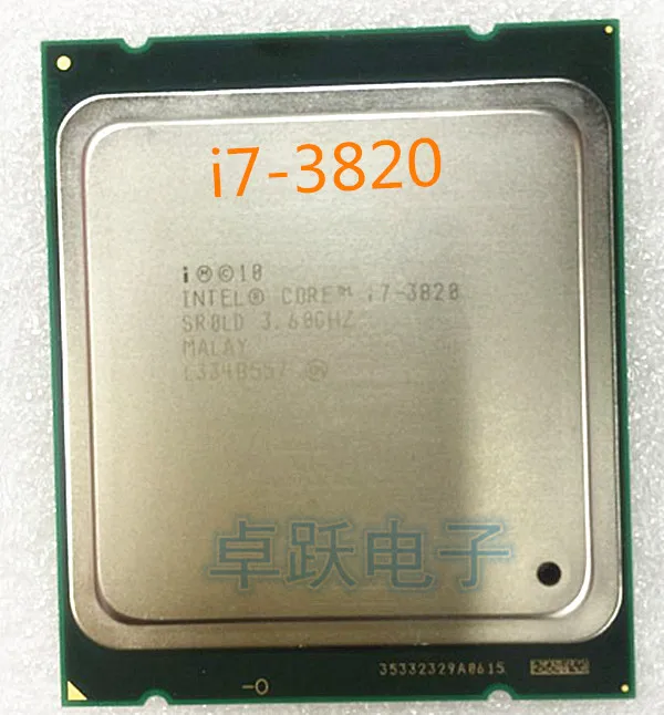 Бесплатная доставка I7-3820 I7 3820 процессор 3 6 ГГц LGA 2011 четырехъядерный разные детали