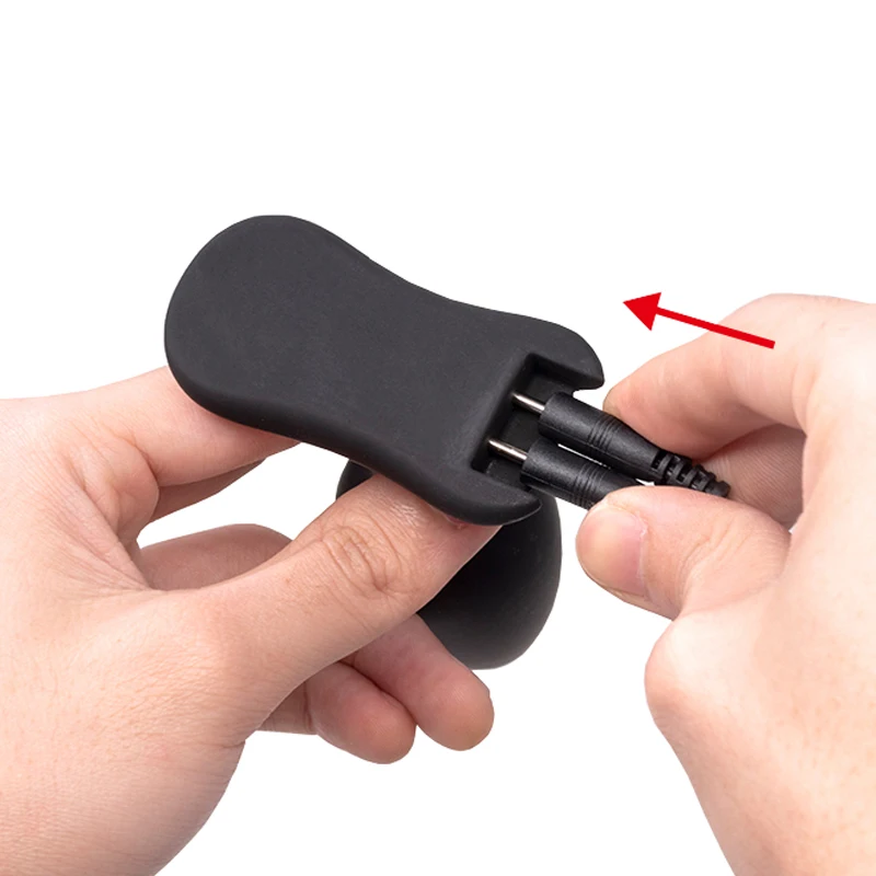 Electric Shock Anal Plug Prostate Stimulator Conductive Silicone Butt Plugs Sex Toys For Unisex Electro Stimulation Anus Stopper | Красота и