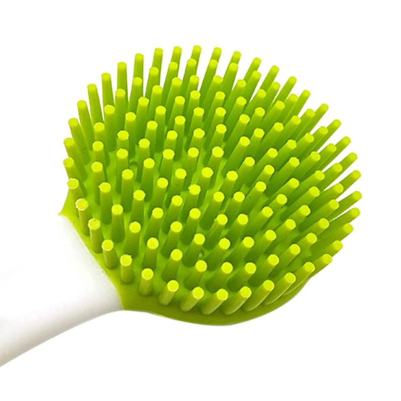 

Silicone Dish Washing Brush Bowl Pot Pan Cleaning Brushes High Temperature Resistant Scouring Washing Brush Kitchen Tools