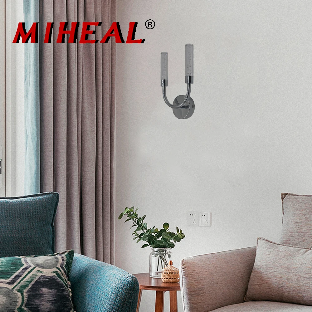 Современный минималистичный светодиодный акриловый настенный светильник для