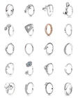 Женское кольцо из серебра 925 пробы, с абстрактным изображением сердца