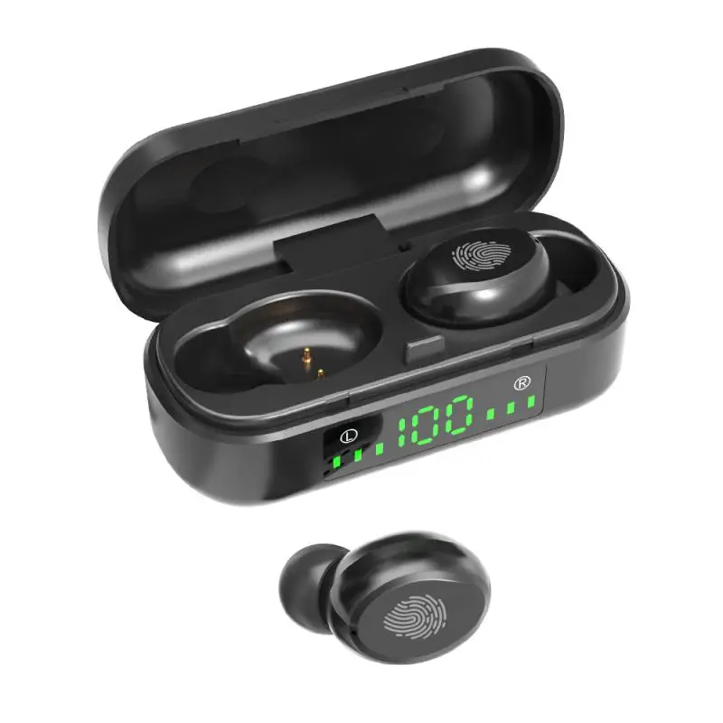 

V8 TWS Touch Control Wireless Bluetooth 5.0 Earphones LED Display Wireless Stereo Sports Earbud Headset For Xiaomi Huawei Iphone