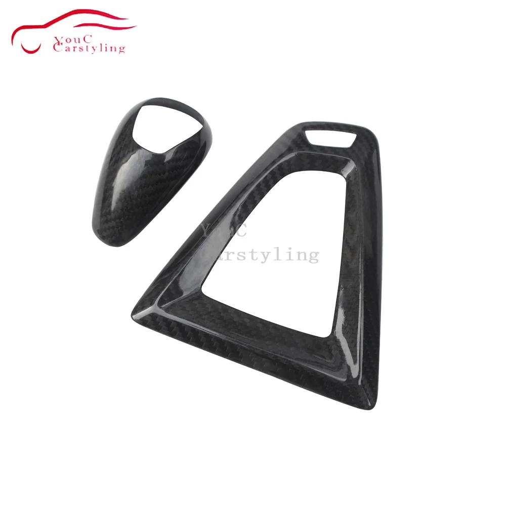 

Carbon Fiber Decoration Gear Shift Knob Cover Trim Interior Accessories for BMW All M series RHD M1 M2 M3 M4 M5 M6