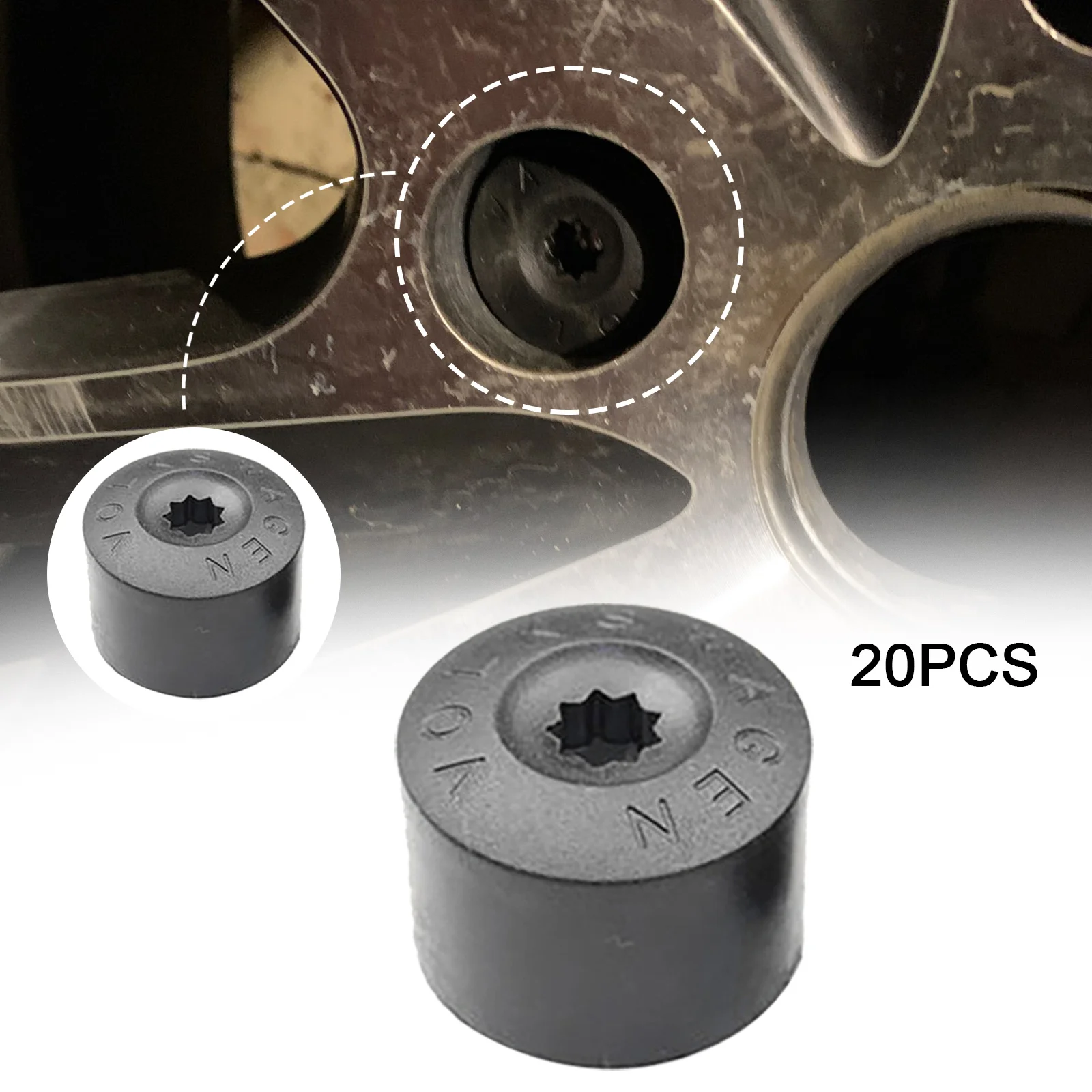 

20PCS High Quality Decorative Tyre Wheel Nut Bolt Head Cover Cap Wheel Nut Auto Hub Screw Cover Protection Dust Proof Protector